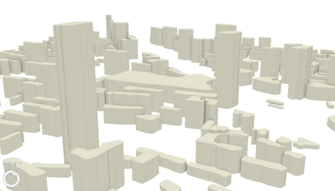 A training-free method for estimating the relative height of buildings